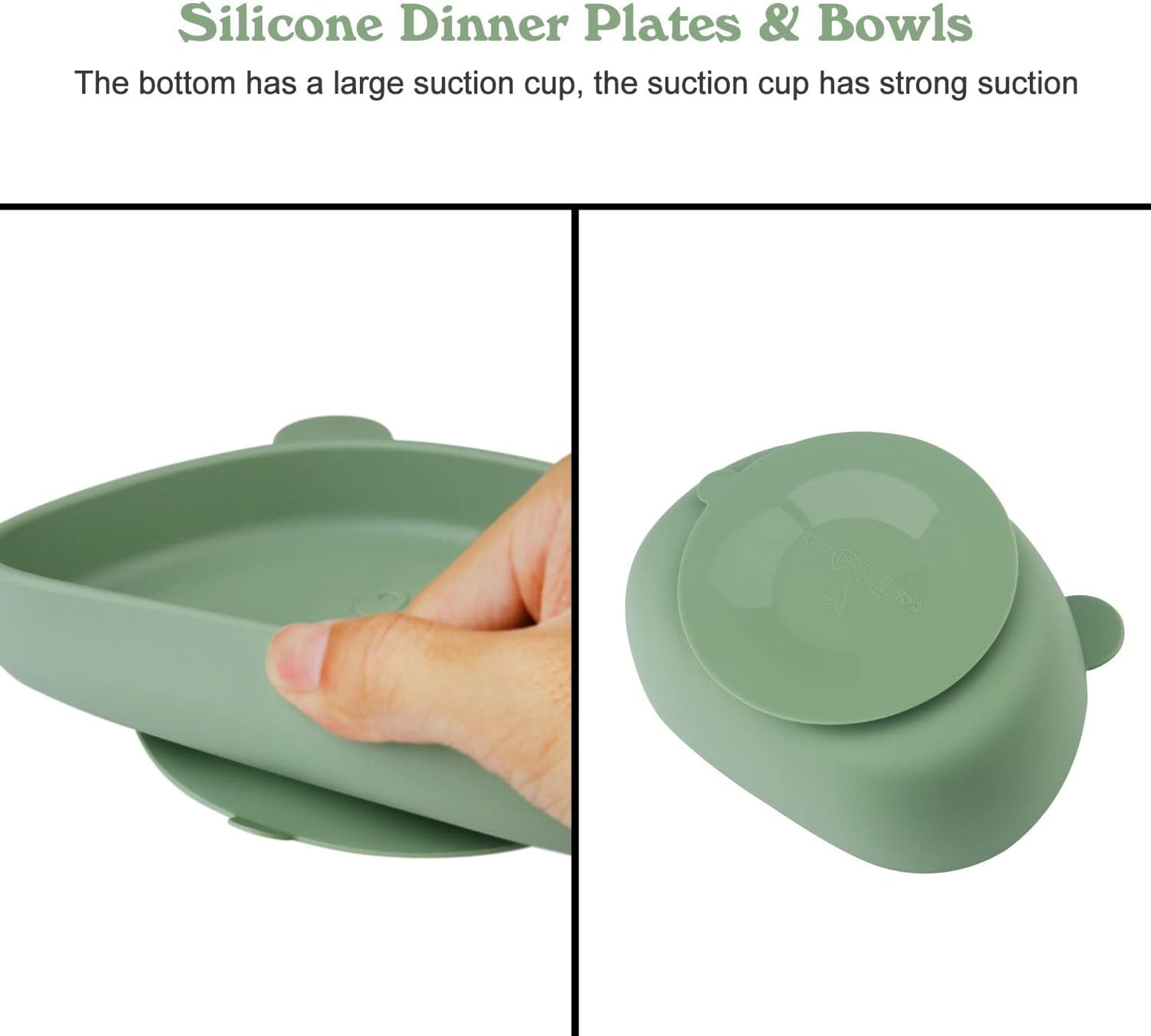 Set Piatti Bimbi con Ventosa "Basta Disastri"