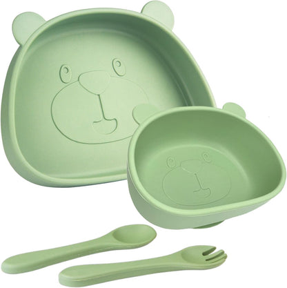 Set Piatti Bimbi con Ventosa "Basta Disastri"